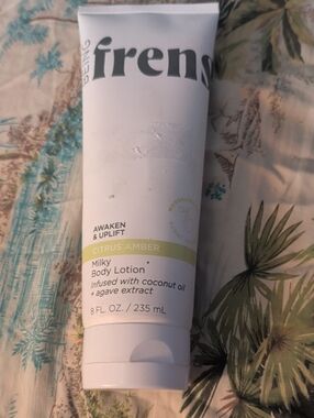 Frenshe Citrus Amber Milky Body Lotion Awake & Uplift Coconut Oil And Agave New
